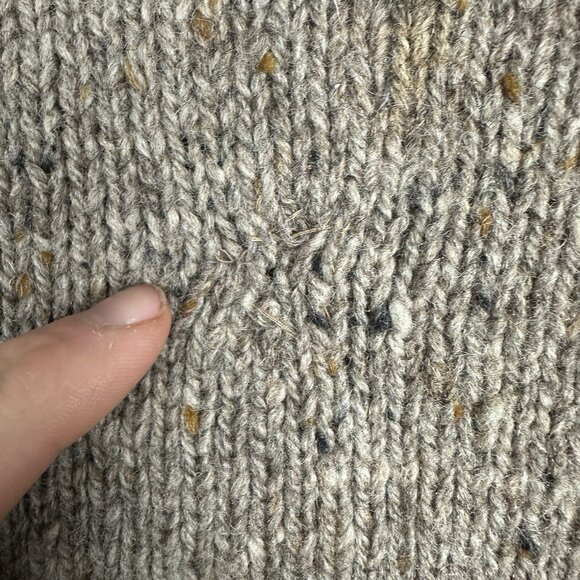 Pendleton Fisherman’s Henley Shawl Neutral Tones Size XL - Picture 8 of 8